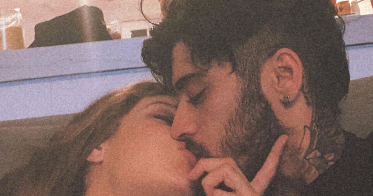 Zayn Malik comforted with passionate kiss from Gigi Hadid after he shared rare, teary selfie