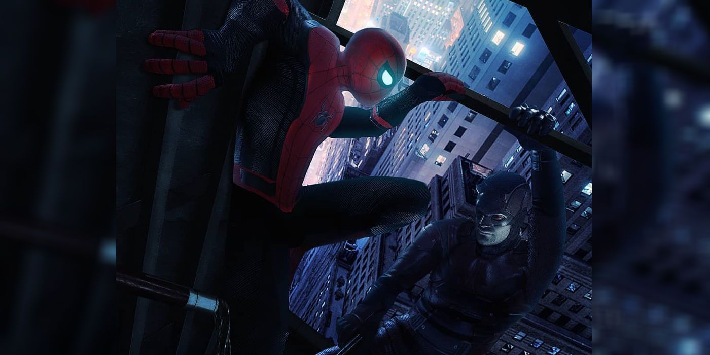 Daredevil Offers His Services To Spidey In New Spider-Man 3 Fan Art