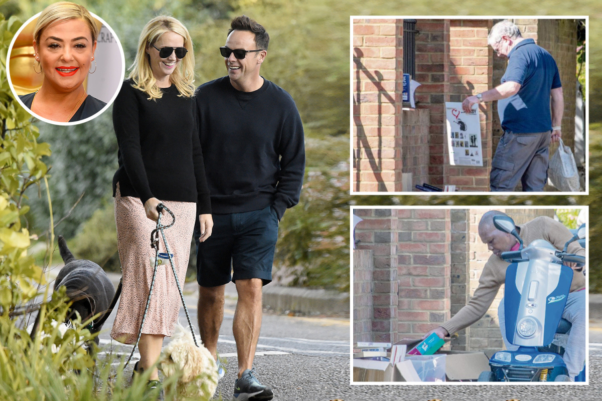 Ant McPartlin’s ex Lisa Armstrong clears out star’s stuff and leaves it on the street