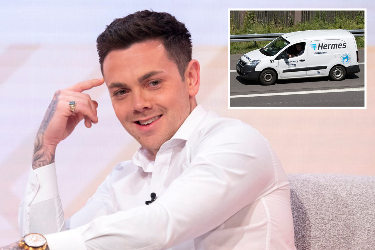 Dancing On Ice winner Ray Quinn earning £11.40 an hour as Hermes delivery driver