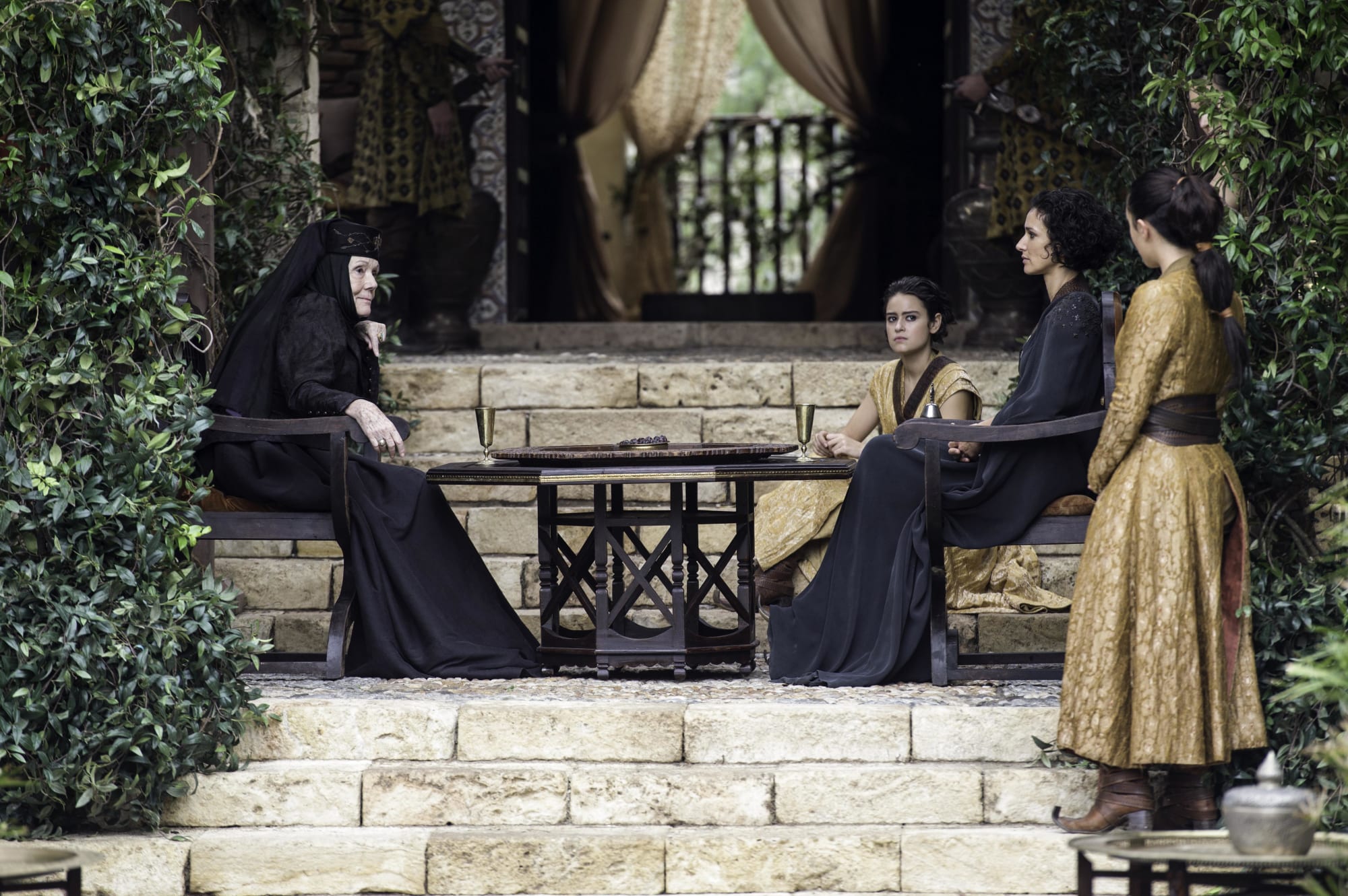 Diana Rigg (Olenna) once “stormed off” the set of Game of Thrones