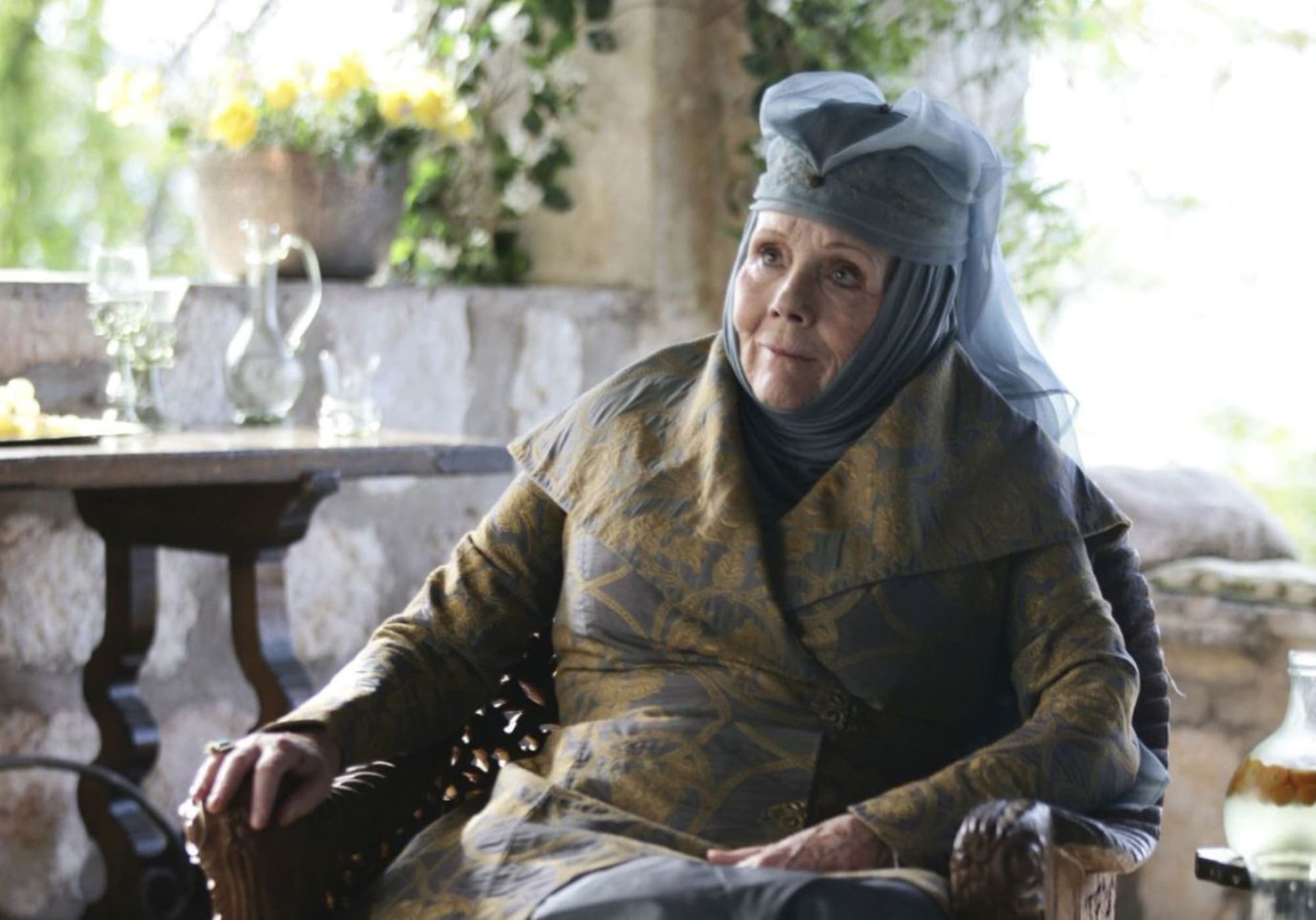Diana Rigg (Olenna Tyrell) never watched an episode of Game of Thrones