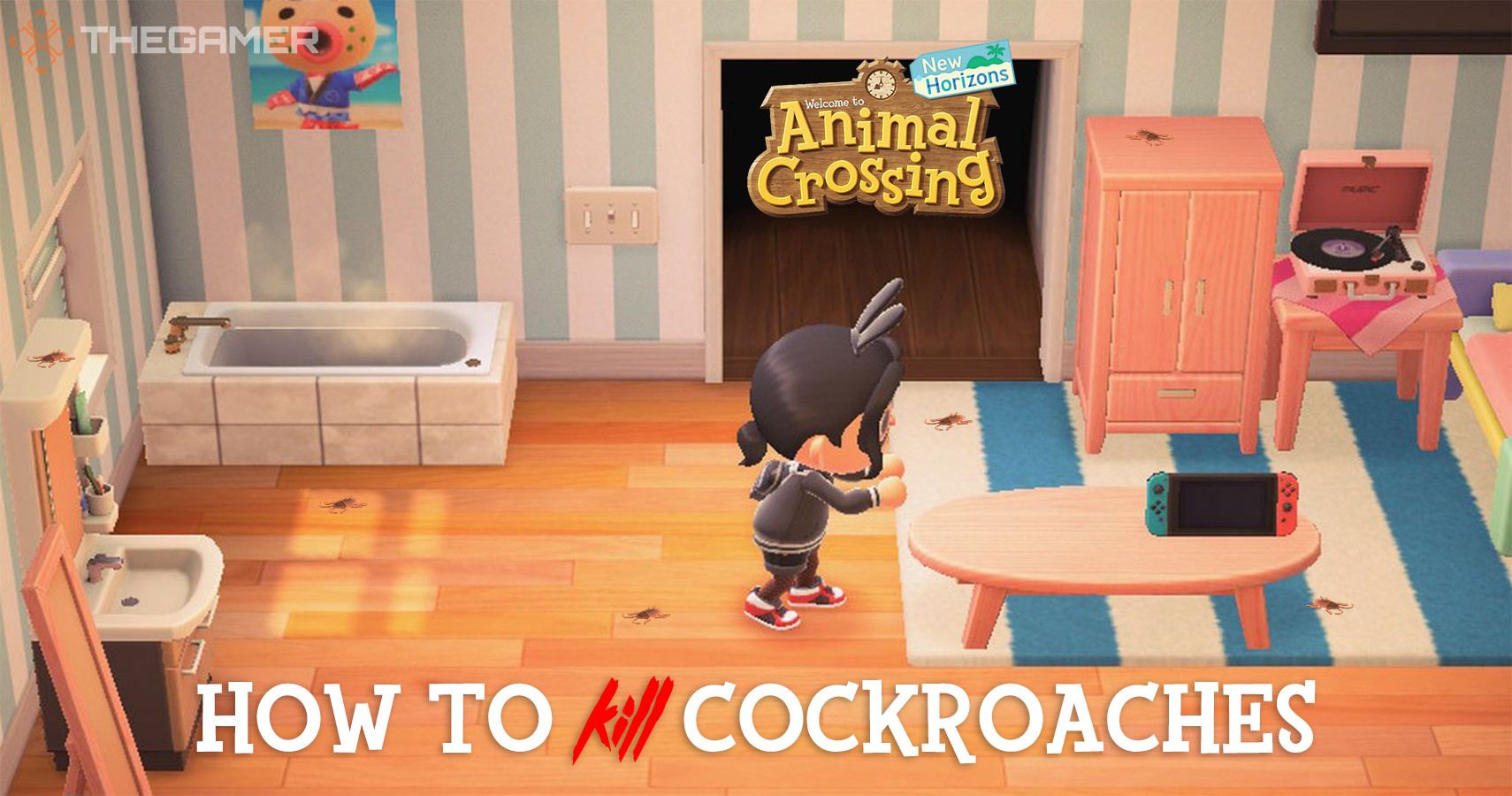 Gaming Detail: Here’s A Creative Way To Kill Cockroaches In Animal Crossing: New Horizons
