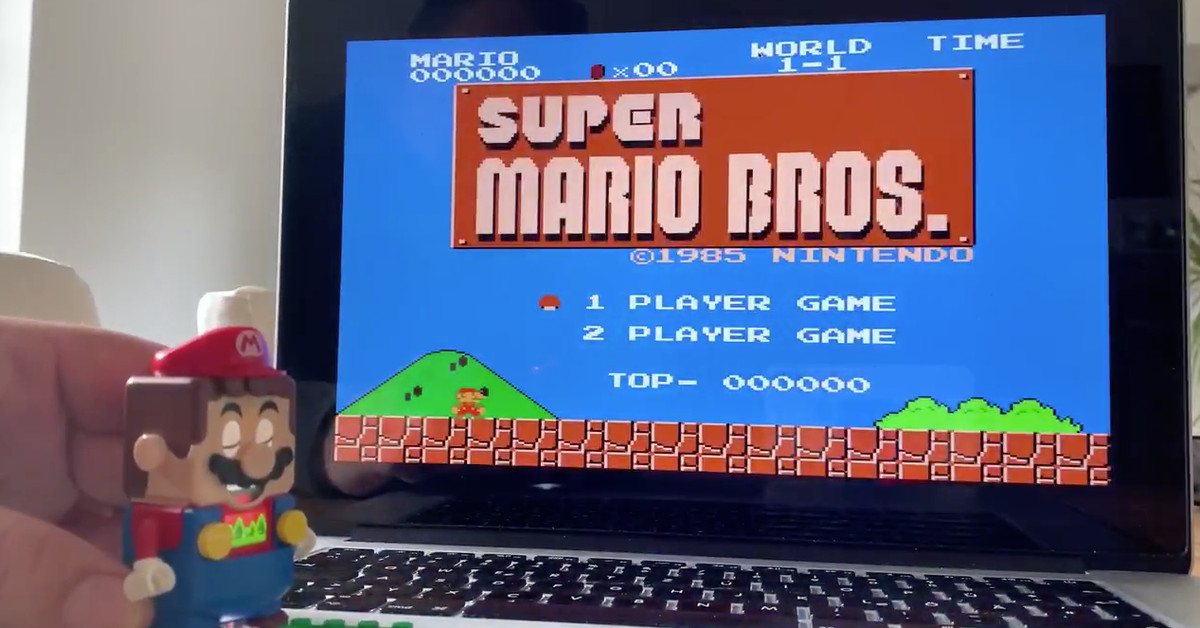 Hacker turns little Lego man Mario into Super Mario Bros. controller