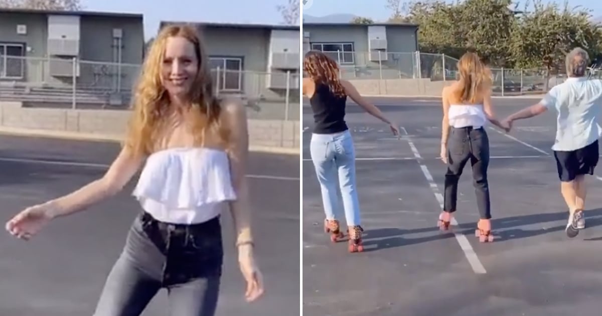 In This Video of Maude Apatow and Mom Leslie Mann Roller Skating, I’m 100% Judd Apatow