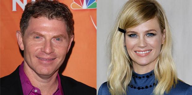 Is Bobby Flay The Father Of January Jones’s Baby? An Investigation