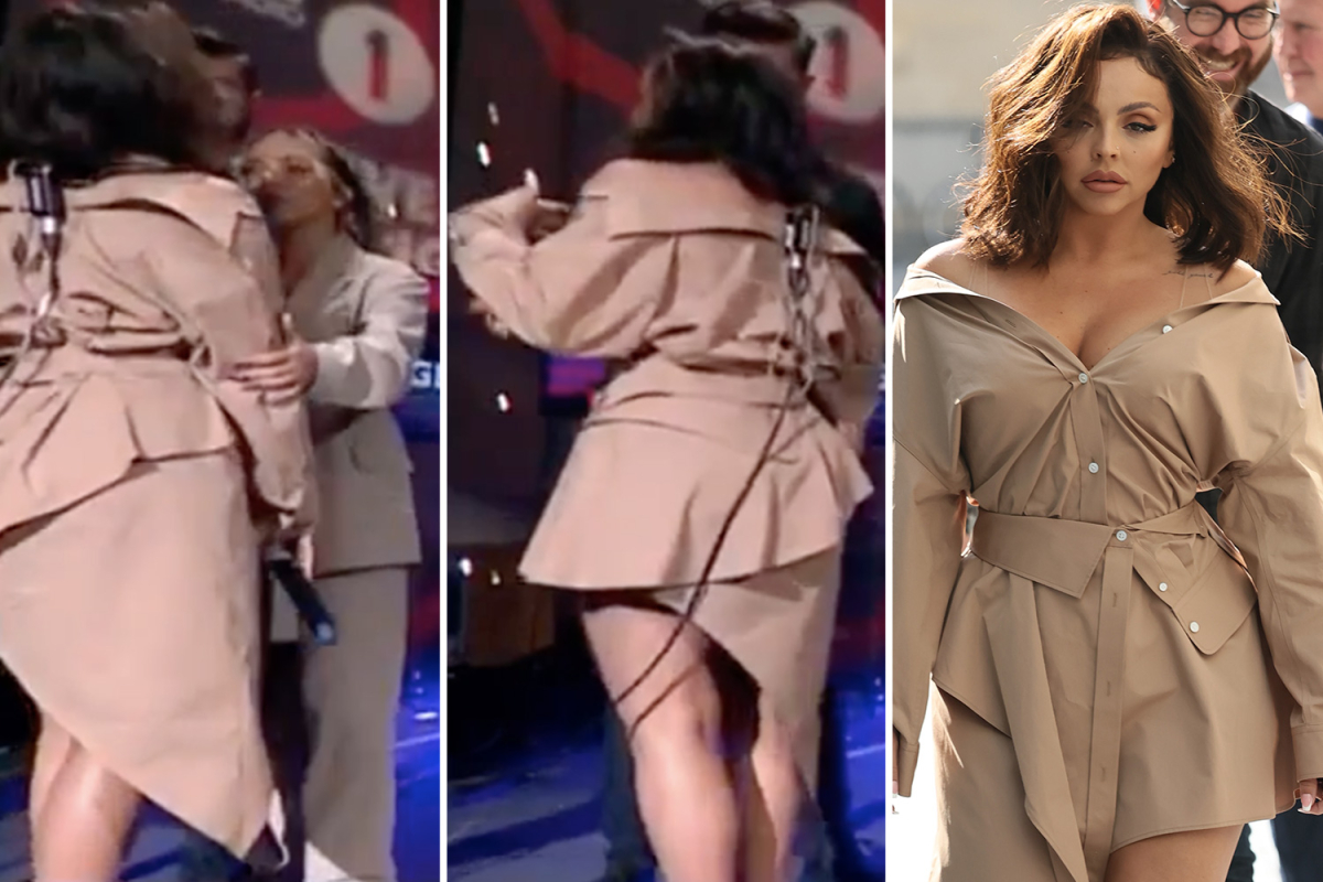 Jesy Nelson breaks down in tears during Little Mix’s live radio performance – leaving fans worried