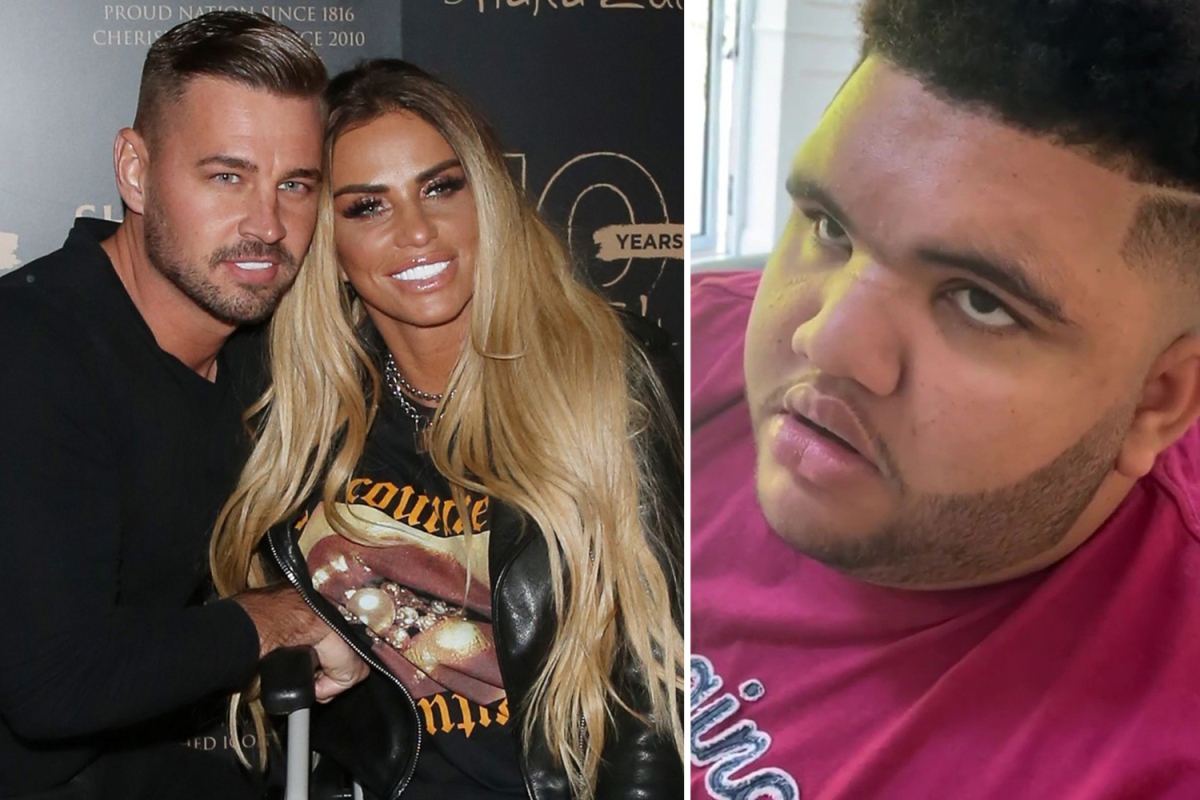 Katie Price’s son Harvey says he wants his mum’s boyfriend Carl Woods to be his daddy