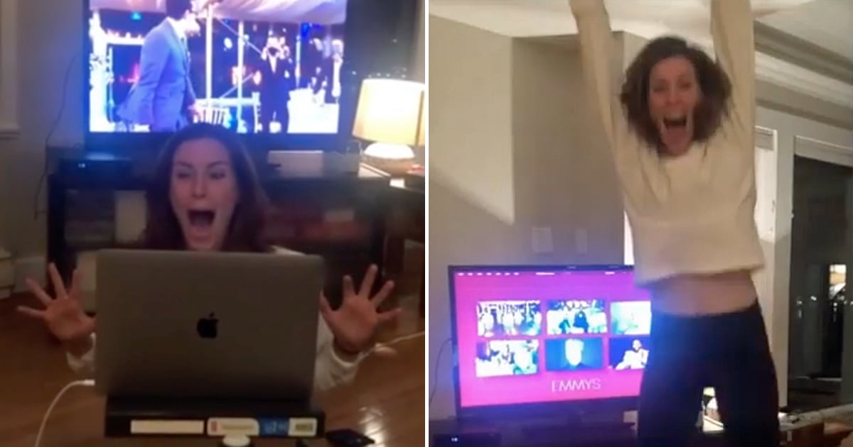 Sarah Levy Losing It Over Schitt’s Creek’s Emmys Sweep Is Purer Than Twyla Sands’s Smile