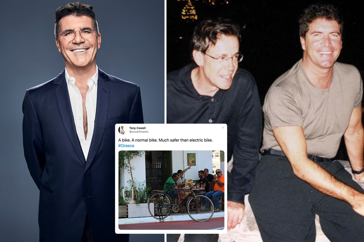 Simon Cowell’s brother Tony pokes fun at his electric bike accident ...
