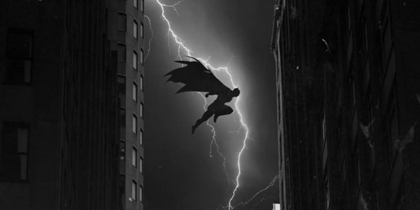 The Batman Fan Poster Recreates The Dark Knight Returns Iconic Comic Cover