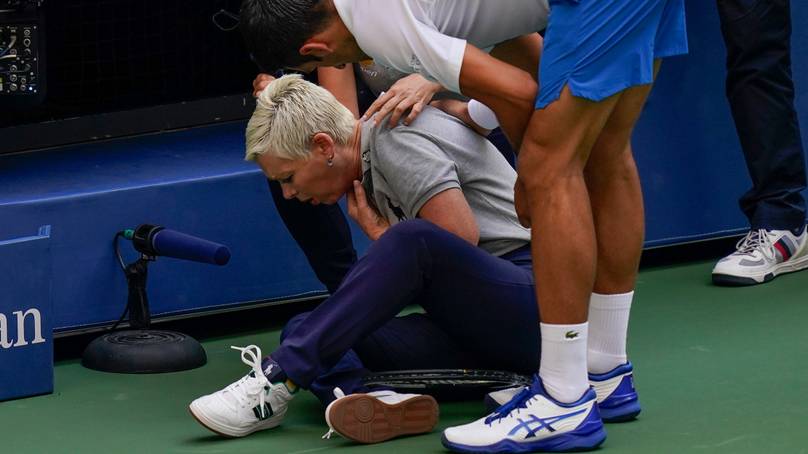 US Open Line Judge Who Was Hit By Novak Djokovic Ball Abused Online