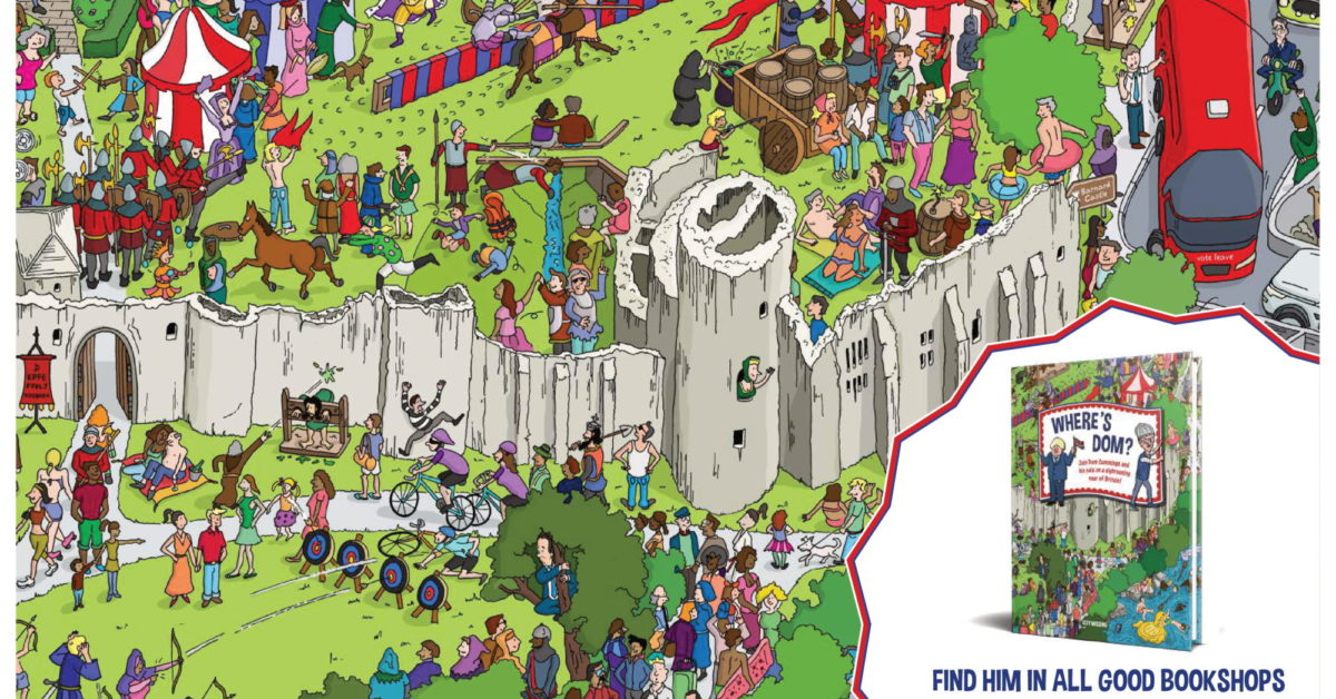 Where’s Dom? – Dominic Cummings Parody of Where’s Wally, Published