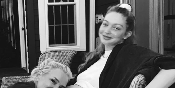 Yolanda Hadid Hugs Gigi Hadid’s Baby Bump in an Adorable Candid Snap