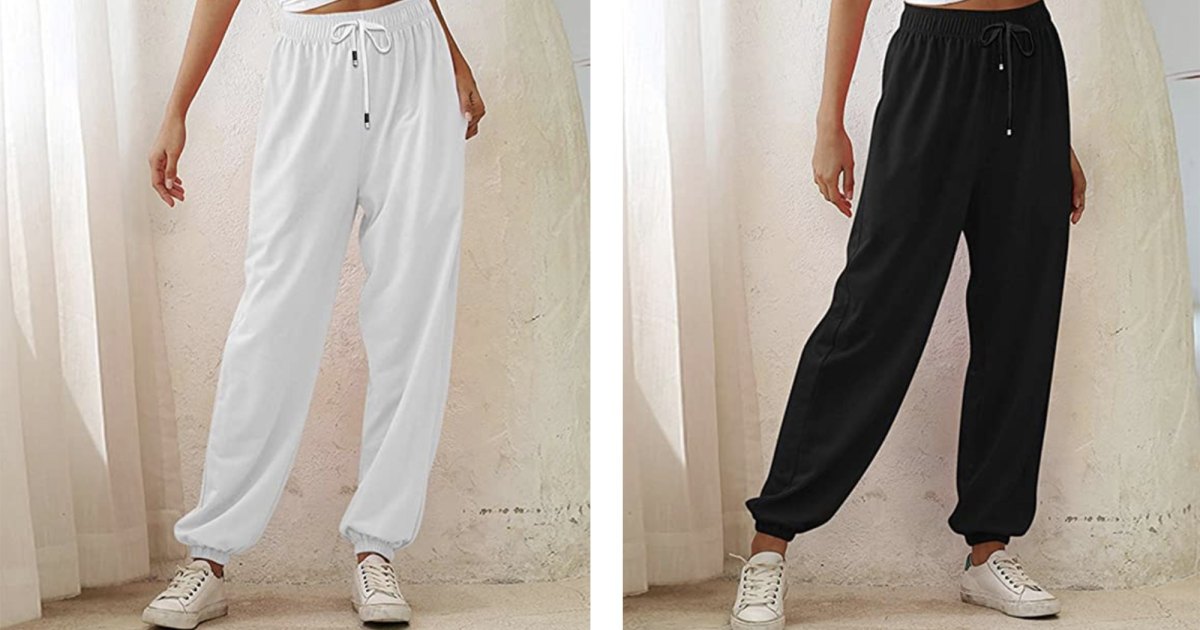 You’ve Seen These High-Waisted Joggers All Over Instagram