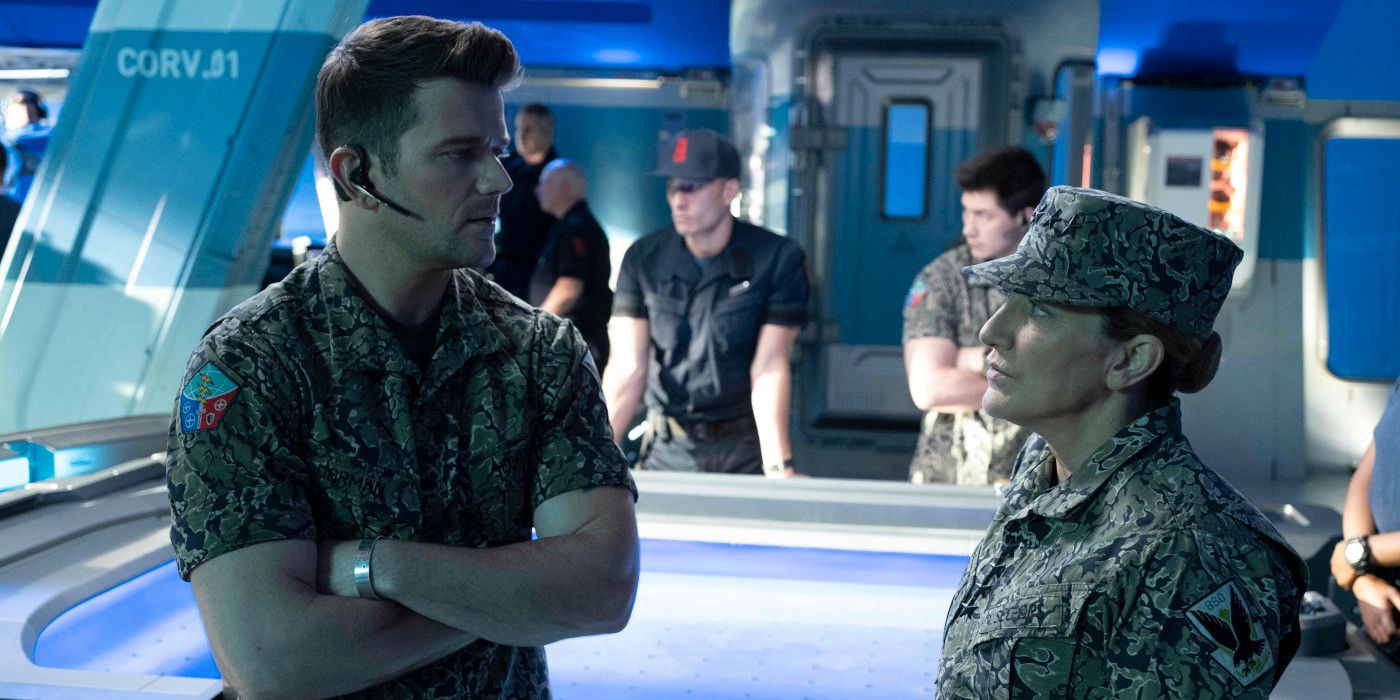 Avatar 2 Set Photo Reveals Edie Falco’s Human Leader