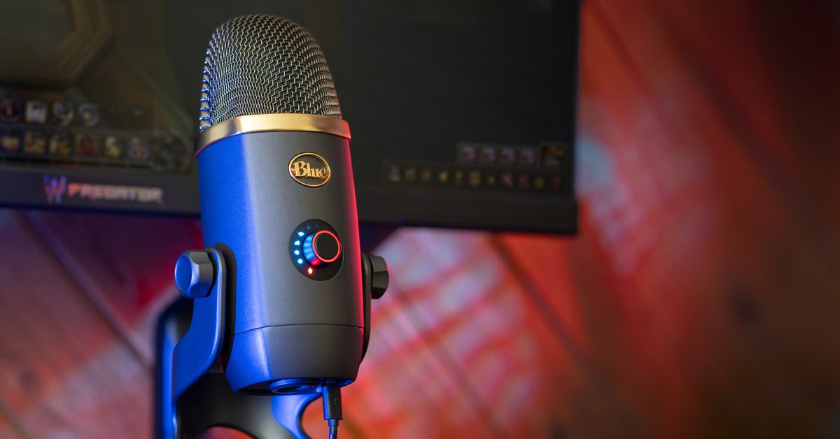Blue’s World of Warcraft themed Yeti mic has voice filters to make you sound like an orc