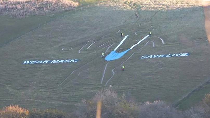 Borat Makes Over Ancient UK Monument To Promote New Film