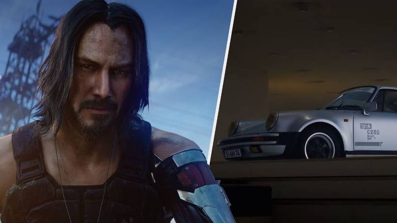 ‘Cyberpunk 2077’ Thinks Keanu Reeves Needs A Porsche – We Agree
