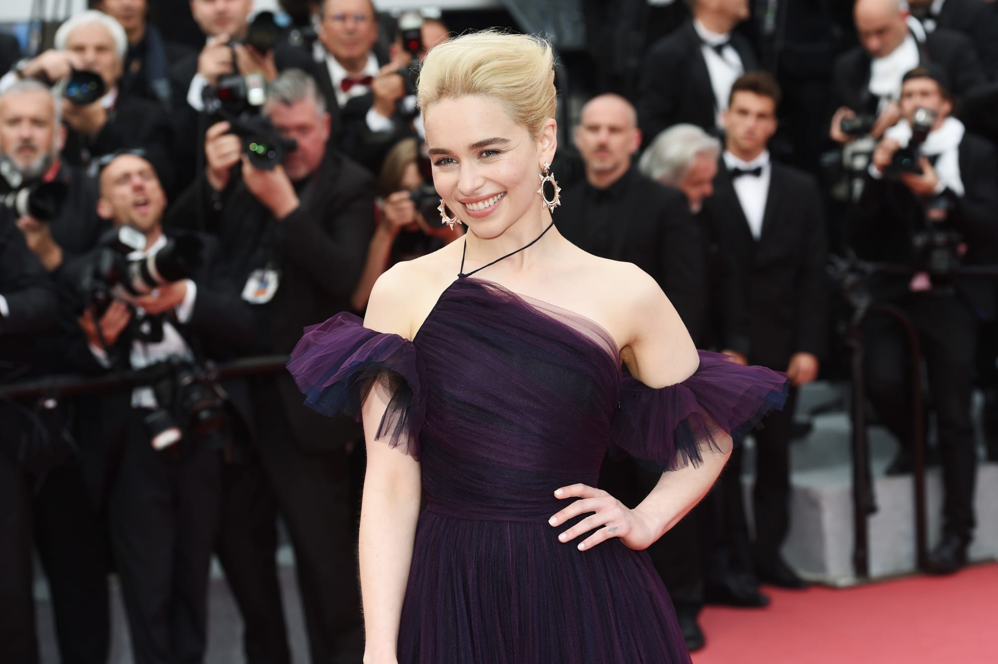 Emilia Clarke goes skydiving for her 34th birthday!