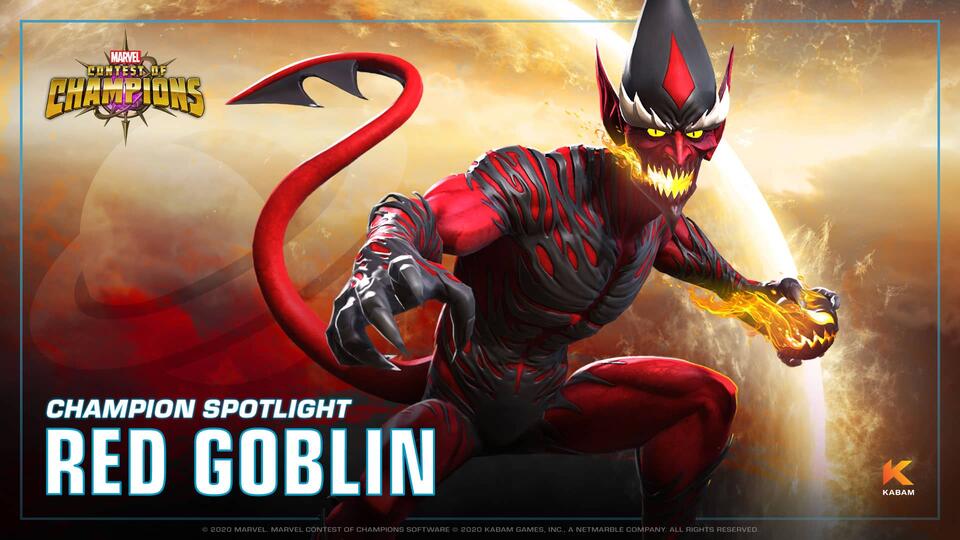 Entering Marvel Contest of Champions: Red Goblin