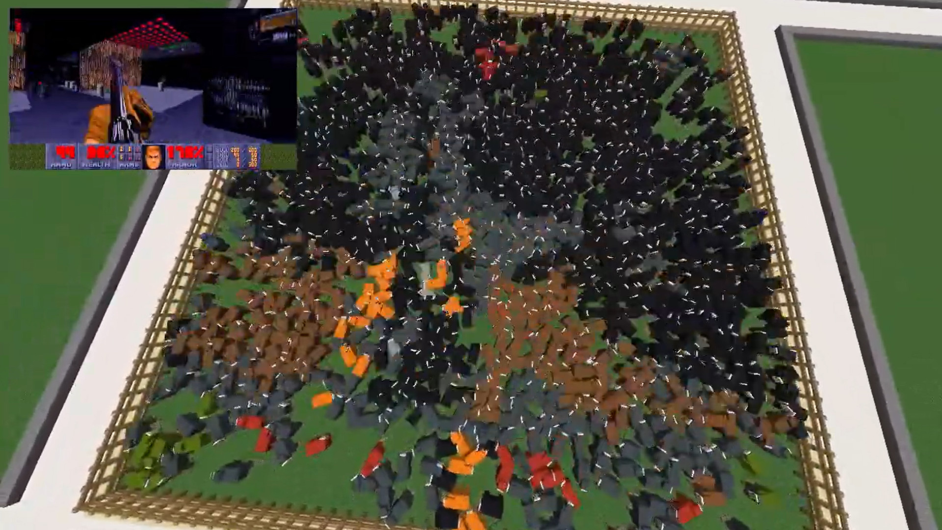 Here’s a Minecraft modder playing Doom on some sheep