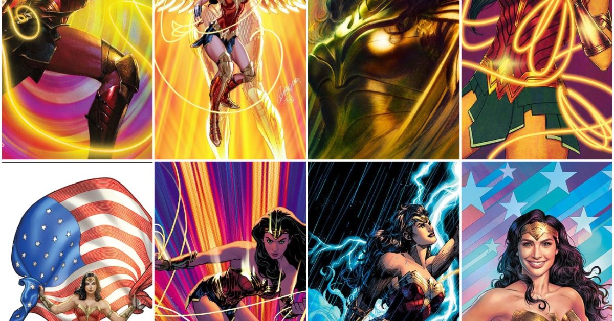 Jim Lee, Frank Cho, Artgerm, Wonder Woman 84 Variant Covers From DC