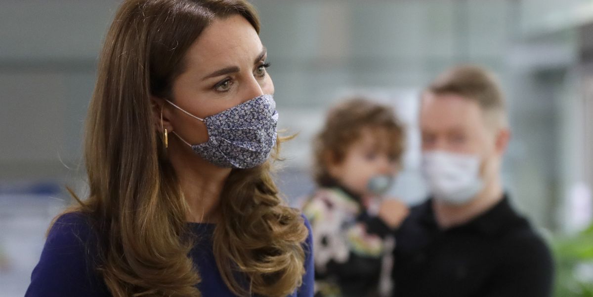 Kate Middleton Opts for a Deep-Blue Belted Dress for Her Latest Appearance in London