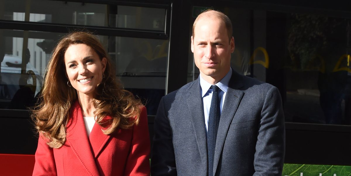 Kate Middleton Wraps Up in a Crimson Alexander McQueen Coat at Waterloo Station