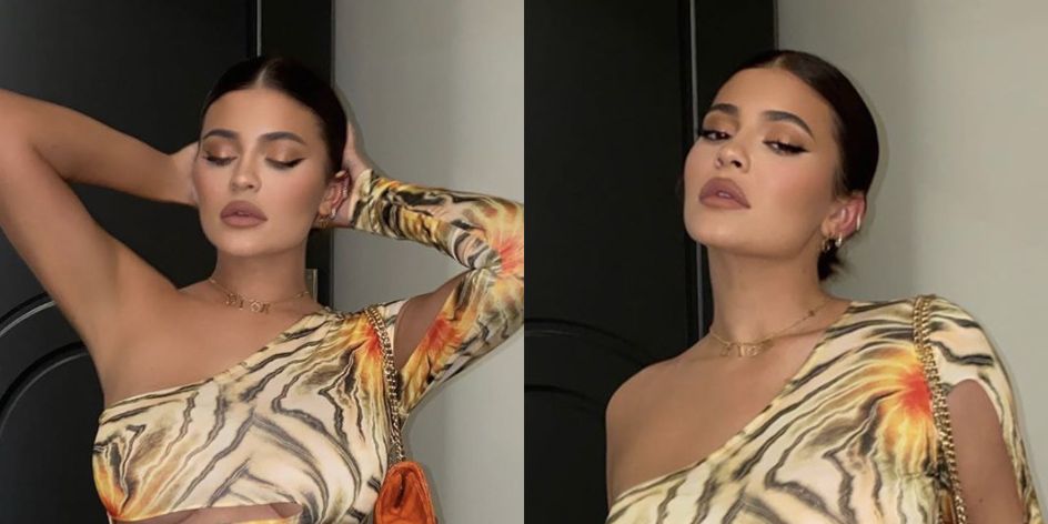 Kylie Jenner Wears a Cut-Out Top and Matching Mini Skirt as She Calls Herself “the Boss”