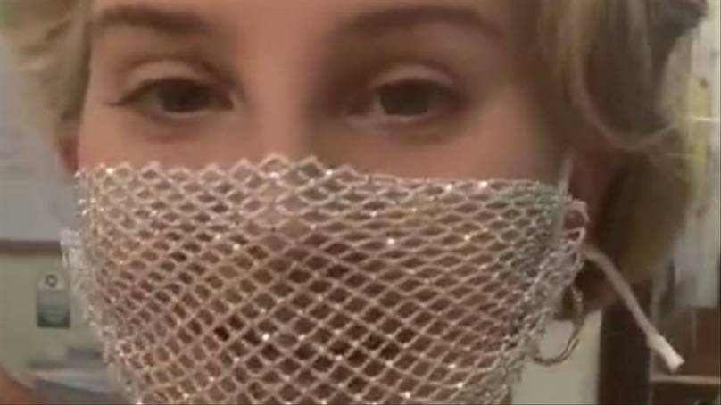 Lana Del Rey Criticised For Wearing A Mesh Face Mask To Meet Fans