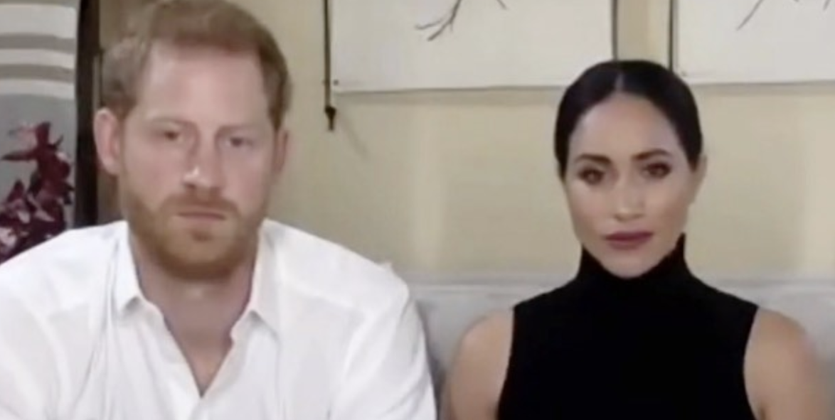 Meghan Markle Wore a Black Turtleneck and Bold Fall Lip for Her Latest Virtual Appearance