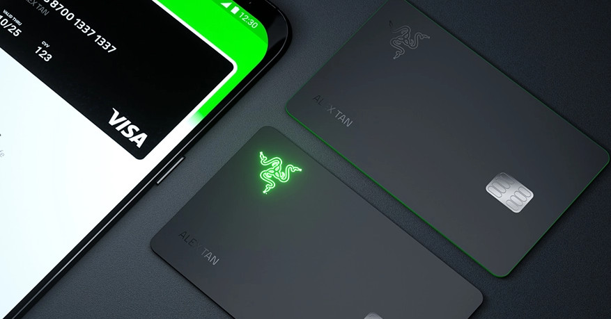 Of course Razer made a light-up prepaid credit card