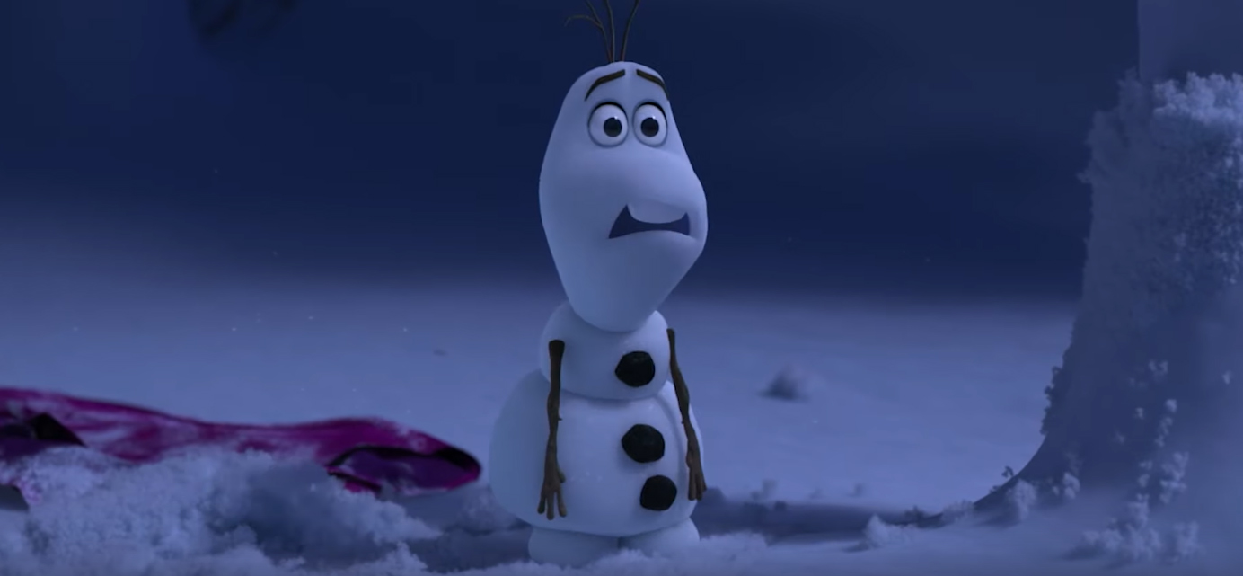 ‘Once Upon a Snowman’ Clip: Watch Olaf Become Self-Aware in the Animated Short Available on Disney+ Today