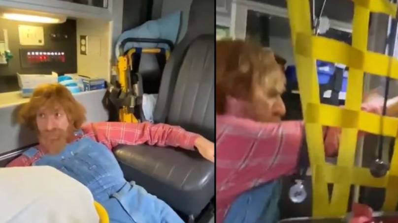 Sacha Baron Cohen Shares Unseen Footage From Getaway Car After Almost Starting Riot At Gun Rally