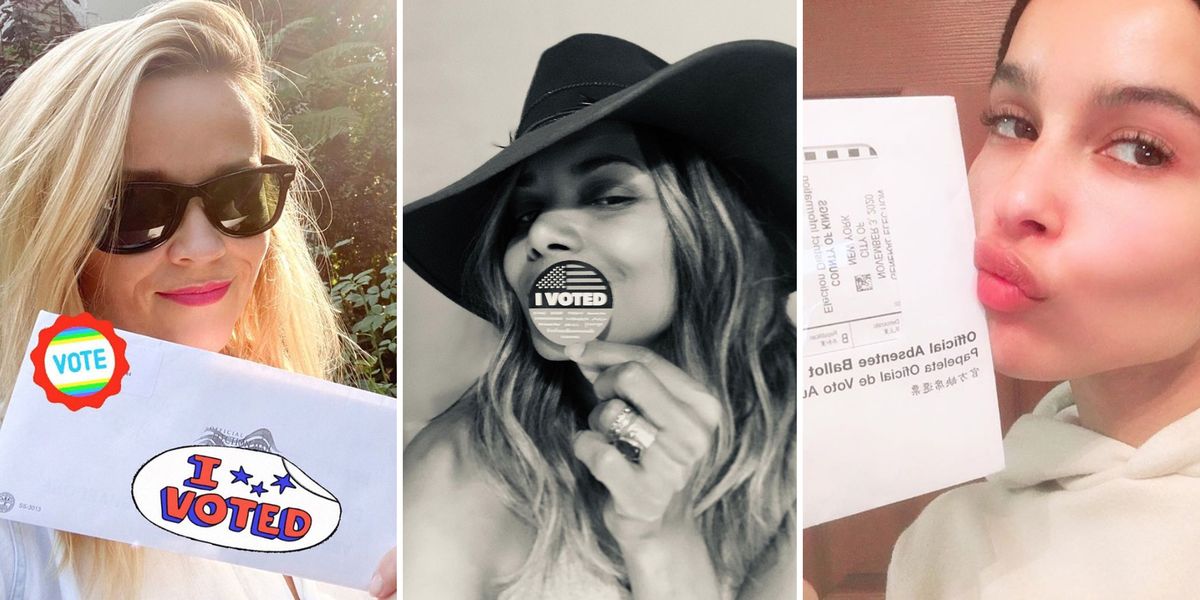 See the Celebrities Who Already Cast Their Ballots for the 2020 Election