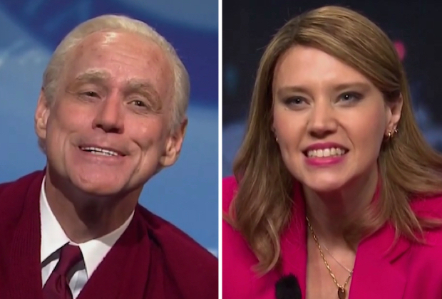 SNL: ‘Badass’ Savannah Guthrie Grills ‘Crazy Uncle’ Trump, as Biden Morphs Into Mr. Rogers During Town Hall