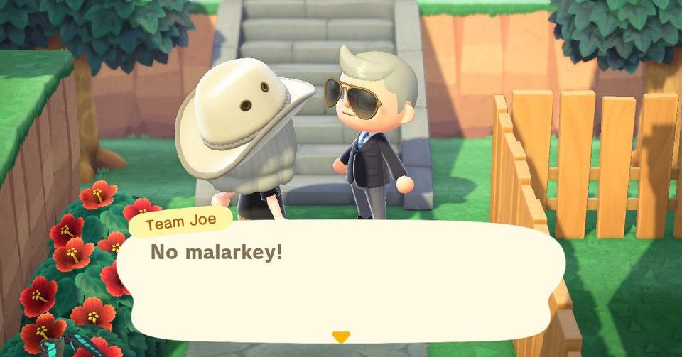 The official Biden HQ in Animal Crossing has poll booths, ice cream, and no malarkey