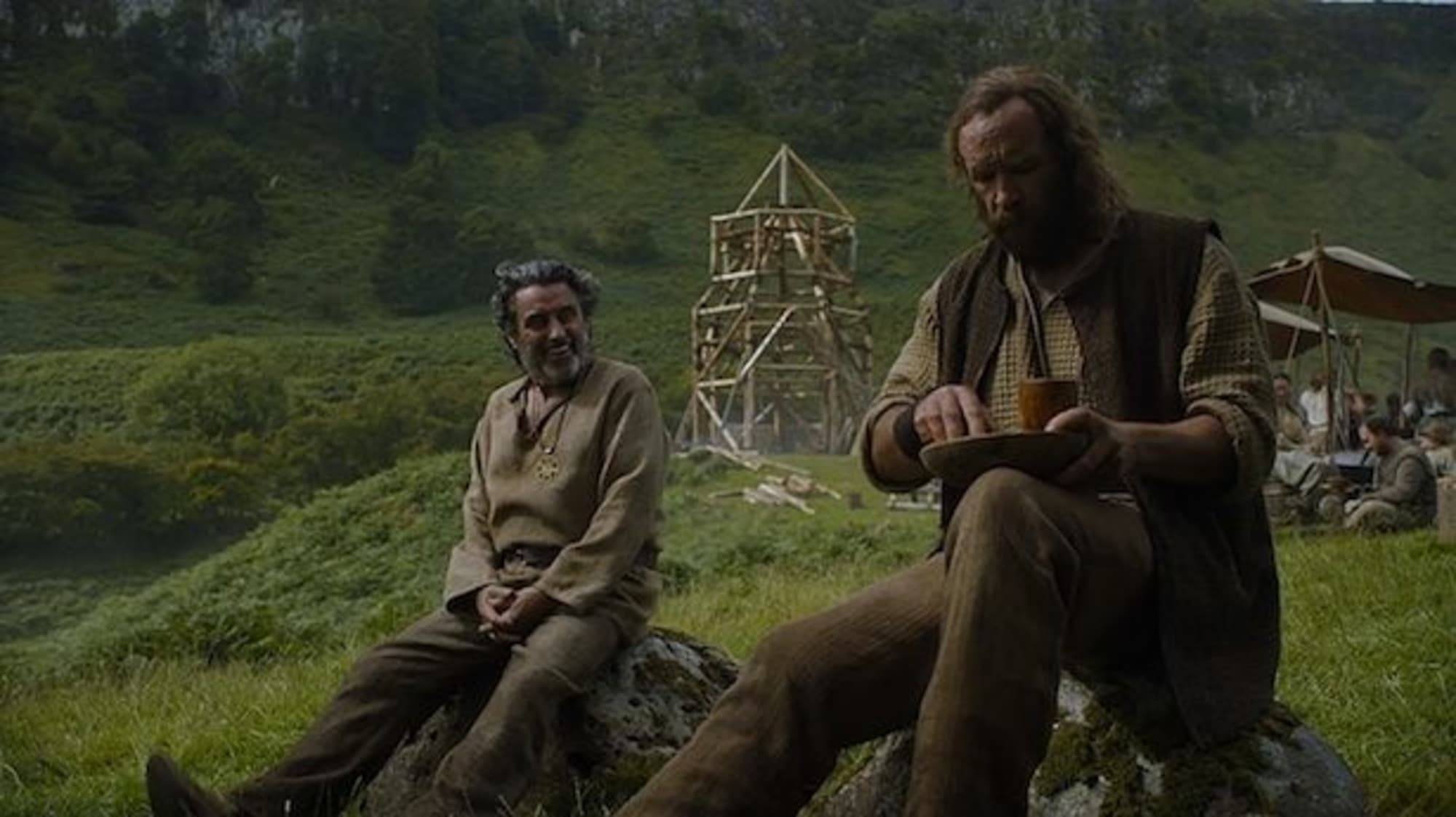 The time Ian McShane kicked his lunch at the Hound on the set of Game of Thrones
