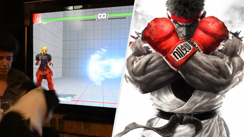 This Dog Is Better At Street Fighter Than You