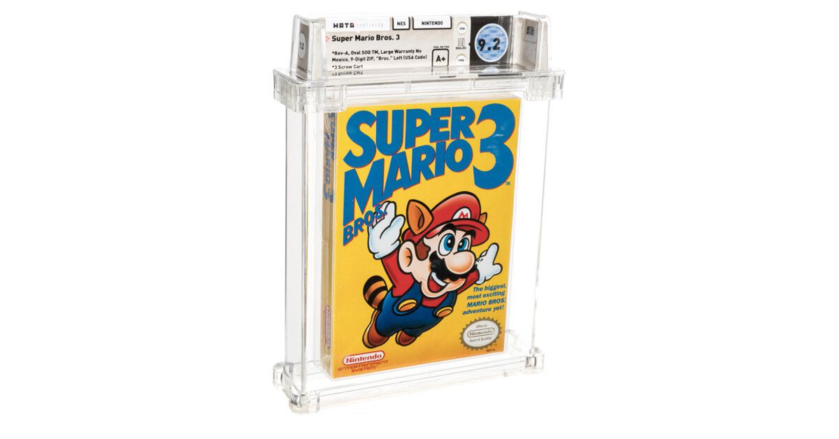 A different Super Mario Bros. game now holds the title for most expensive ever sold