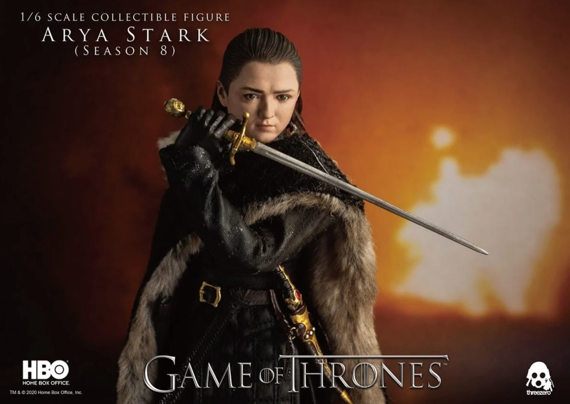 A gorgeous season 8 Arya Stark figurine from ThreeZero is coming