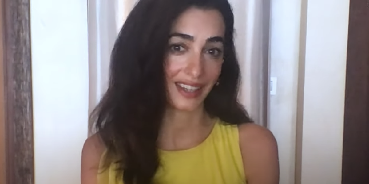 Amal Clooney Accepts an Award from the Committee to Protect Journalists