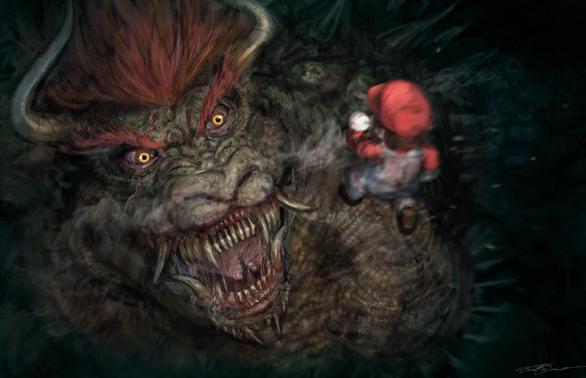 Artists Mash Up ‘Super Mario’ and ‘Bloodborne’ for Amazingly Horrific Imagery