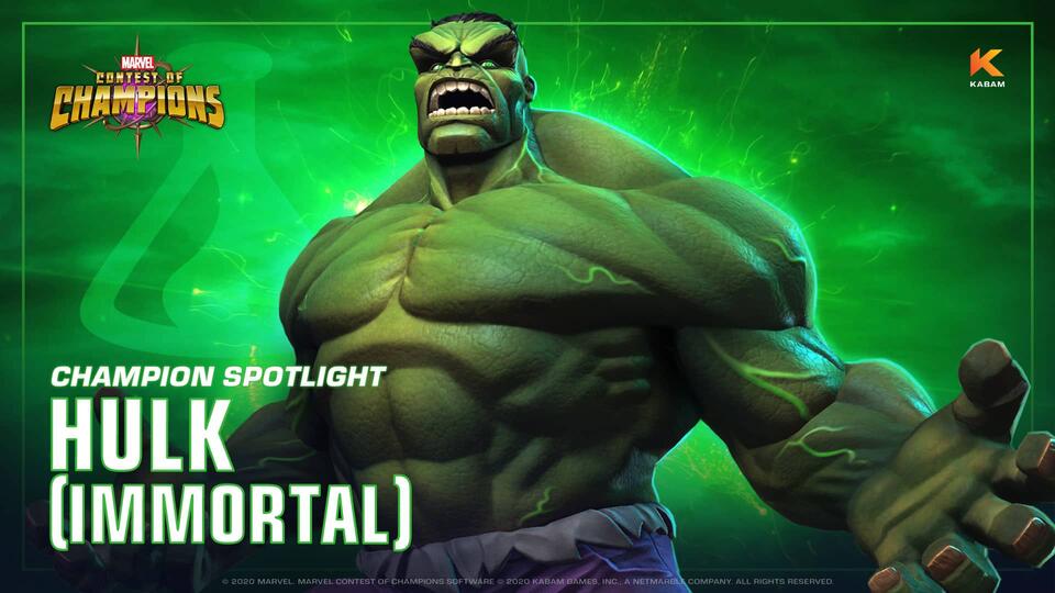 Entering Marvel Contest of Champions: Hulk (Immortal)
