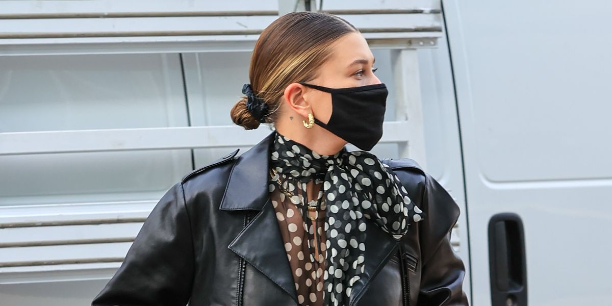 Hailey Bieber Stepped Out in These Chic, Skin-Tight Saint Laurent Leggings in Los Angeles
