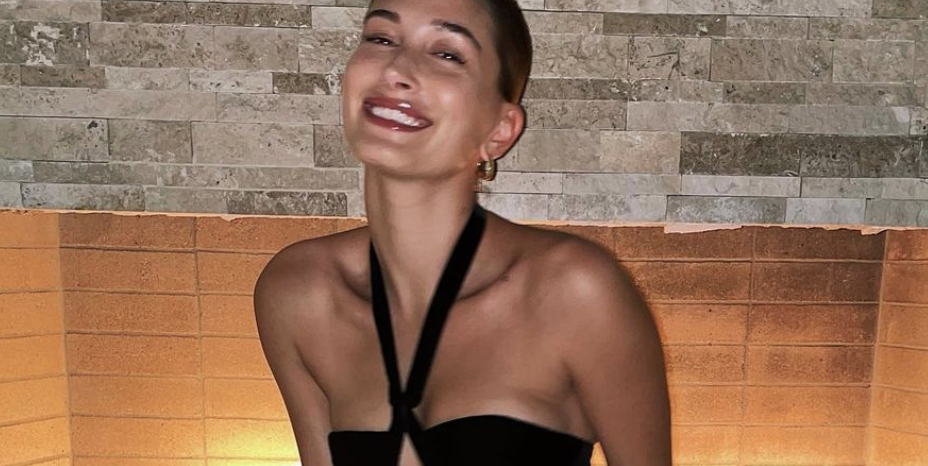 Hailey Bieber Wore a Sultry Yves Saint Laurent High-Slit Gown to Ring In Her 24th Birthday