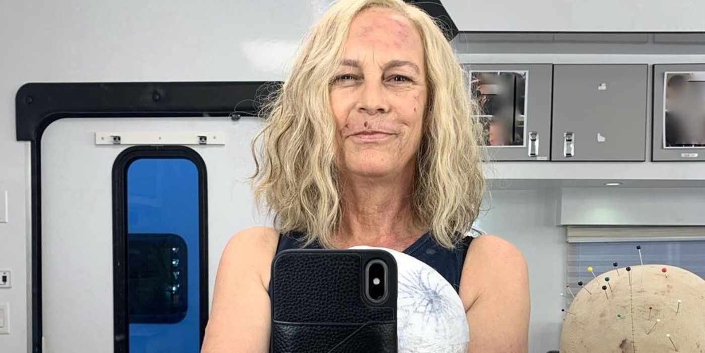 Halloween Kills Image Reveals Jamie Lee Curtis’ Fake Bruises