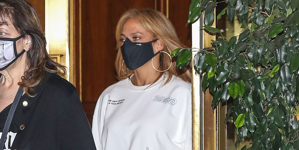 J.Lo Proves That You Can Indeed Wear Sweatpants to Dinner