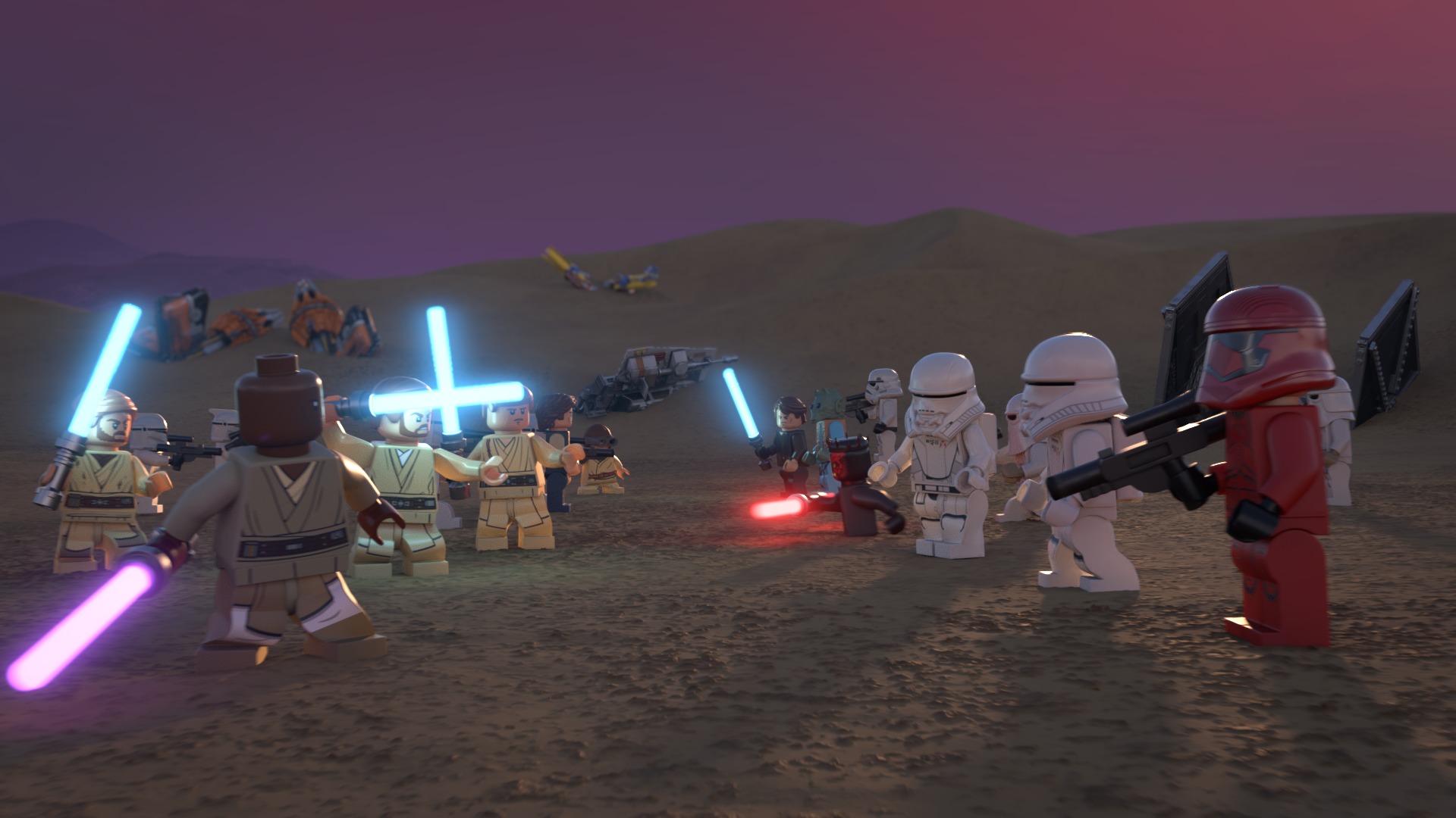 ‘LEGO Star Wars Holiday Special’ Trailer Features Kylo Ren Jokes, Baby Yoda, and Two Solos